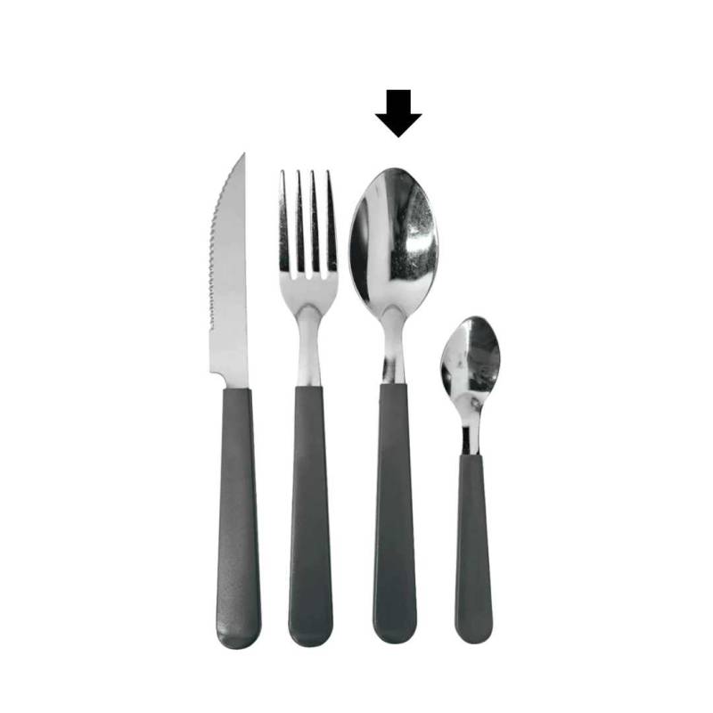 CUCHARA X12 CAROL GRIS BOLSA