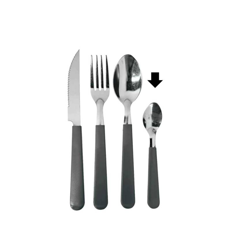 CUCHARITA X12 CAROL GRIS BOLSA