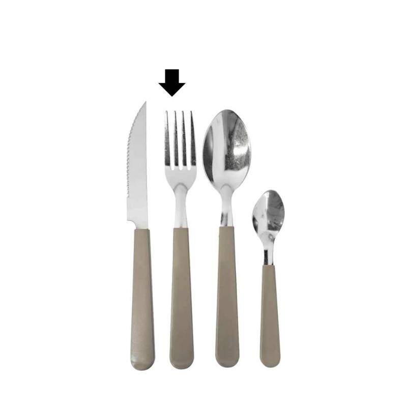 TENEDOR X12 CAROL BEIGE BOLSA