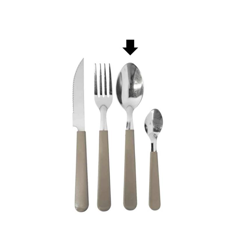 CUCHARA X12 CAROL BEIGE BOLSA