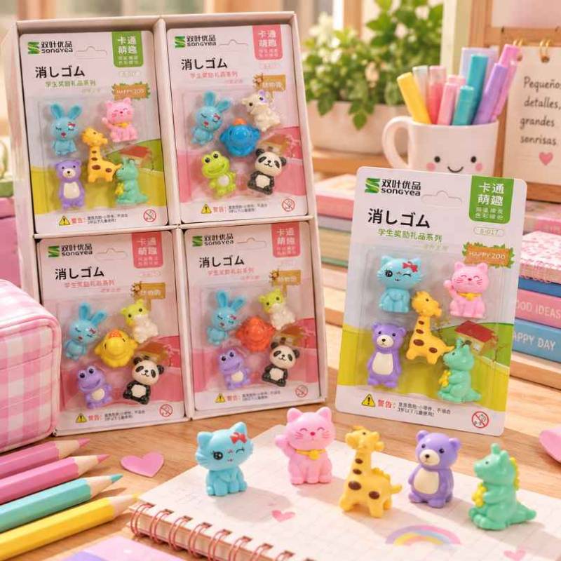 Gomas Con Forma  De Animalitos  Set  X5