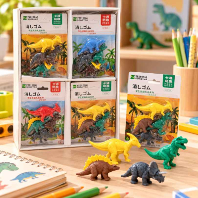 Gomas  Con Formas De Dinosaurios  Set  X4