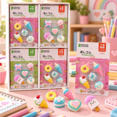 Gomas  Con Formas De Frutas  Set  X4