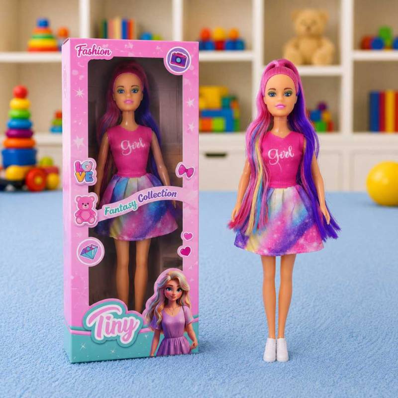 MUÑECA TINY FANTASY PELOS DE COLORES