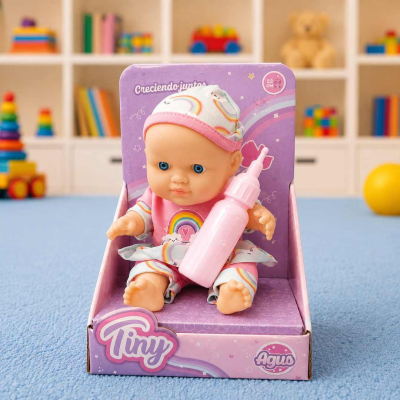 BEBOTE TINY CON MAMADERA 22CM CUERPO BLANDO