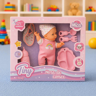 BEBOTE TINY HORA DE COMER 5 ACC 22CM CUERPO DURO