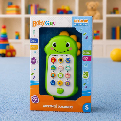 CELULAR DINO INTERACTIVO CON SONIDO