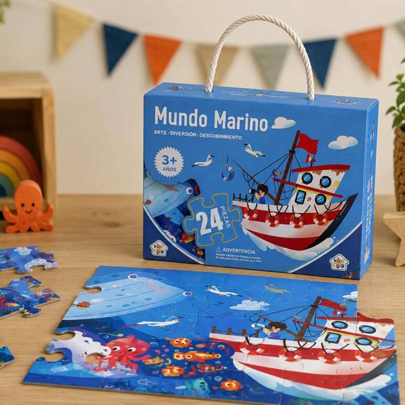 ROMPECABEZAS MUNDO MARITIMO 24PCS