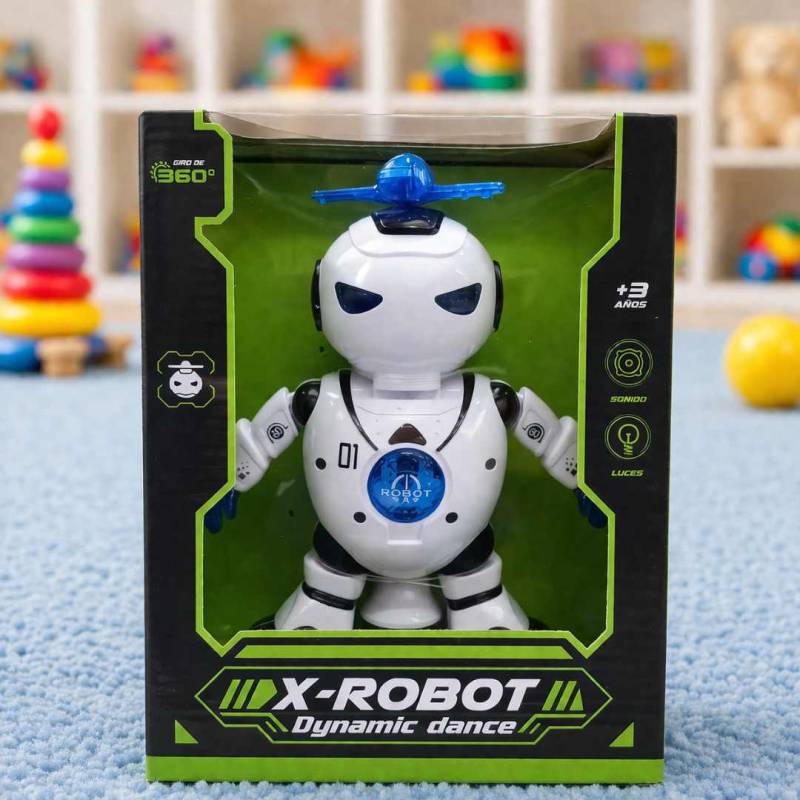 ROBOT BAILARIN CON LUCES Y SONIDO
