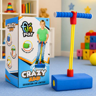 CRAZY JUMP SALTARIN VERDE Y AZUL MIXEADO
