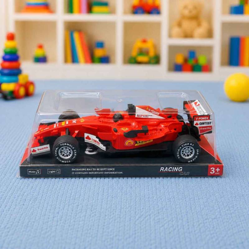 Coche F1 27Cm 3 Colores(Az,Rojo,Gris)