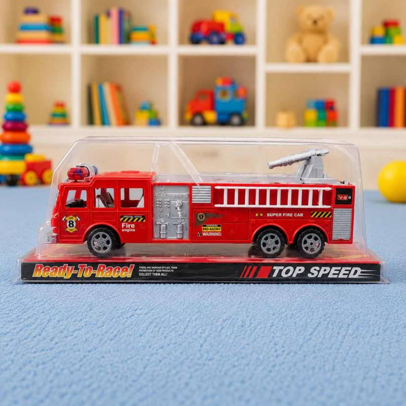 CAMION DE BOMBEROS 28CM 2 COLORES