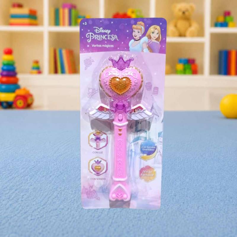 VARITA DE PRINCESA CON LUZ Y SONIDO E/BLISTER