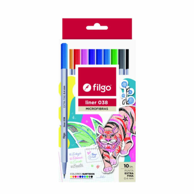 MICROFIBRA X 10 FILGO EST COLORES SURTIDOS