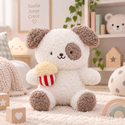 Perro Con Pochoclo 25Cm