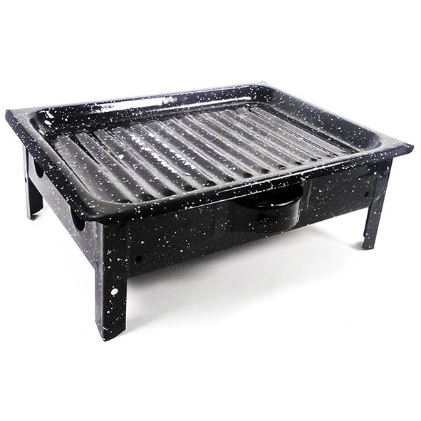 BRASERO P/MESA VITRIFICADO RECT 32X24CM