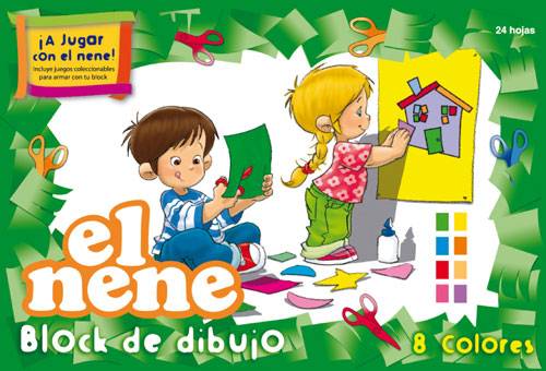 BLOCK DIBUJO N5 EL NENE COLOR 24H