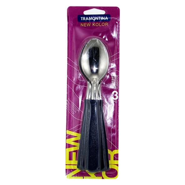 CUCHARA AZUL X 3 NEW KOLOR