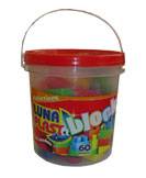 BLOQUES 60 PZS EN BALDE 20CM