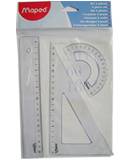 REGLAS SET X3 GEOMETRIA MAPED 20CM
