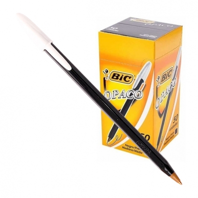 BOLIGRAFO OPACO BIC  NEGRO