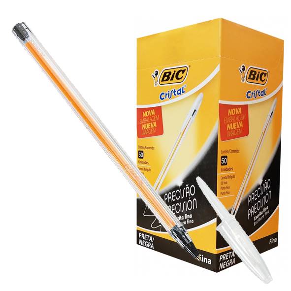 Boligrafo Bic Cristal Fino Negro