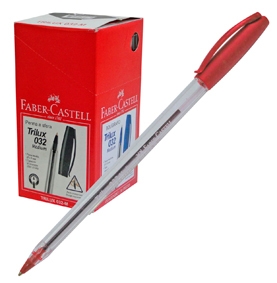 BOLIGRAFO FABER CASTELL TRILUX ROJO