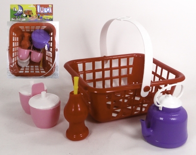 MATE SET 5 PZS C/CANASTO 24CM BOLSA