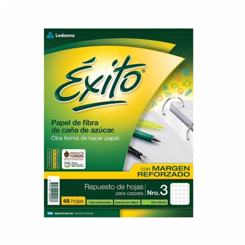 REPUESTO A4 EXITO CUAD 48HJ M REF