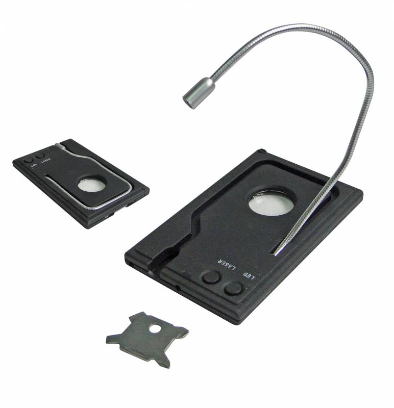 LUZ C/LASER+LUPA+7 USOS+CORT+LED S/PILAS