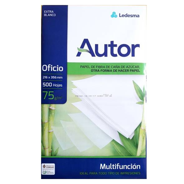 RESMA OFICIO AUTOR 500HJ 75GR