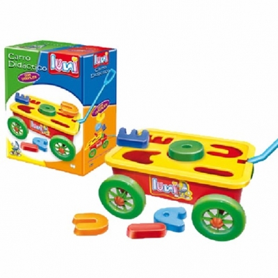 CARRO DIDACTICO CON VOCALES EN CAJA