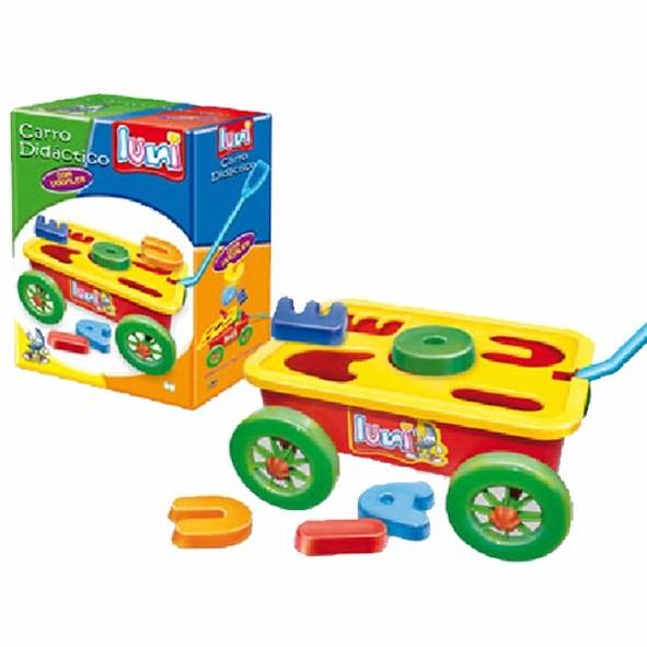 CARRO DIDACTICO CON VOCALES EN CAJA
