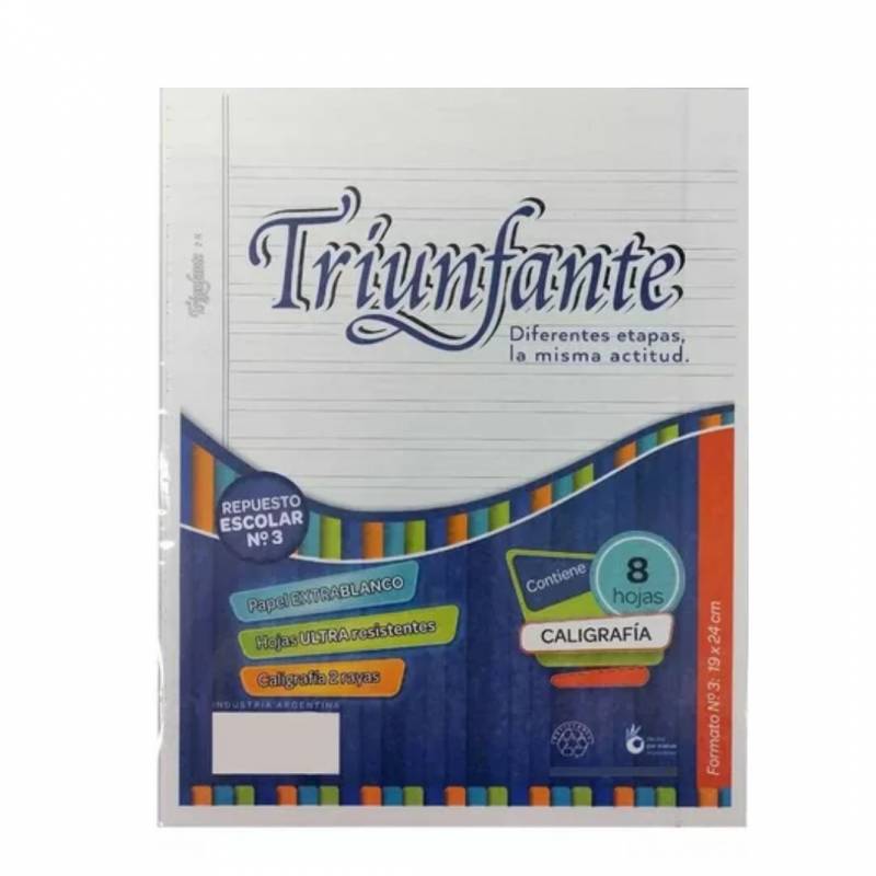 REP.N3 CALIGRAFIA   TRIUNF.INIC 11GD X8