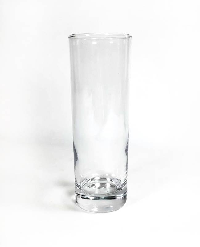 VASO 320ML TUBO TRAGO LARGO GRANEL
