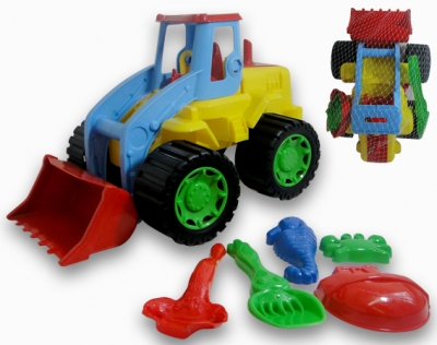 JUEGO ARENA TRACTOR C/ACC 5 PZS RED 40C