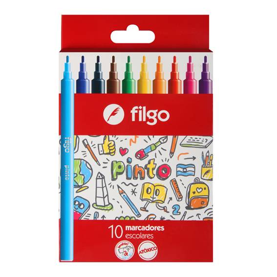 MARCADORES X10 FILGO EN CAJA 15CM