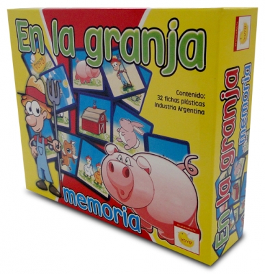 JUEGO MESA MEMORIA EN LA GRANJA