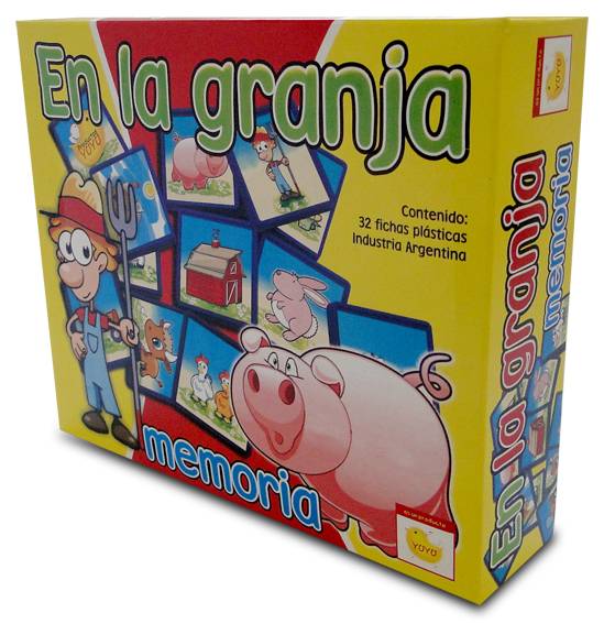 JUEGO MESA MEMORIA EN LA GRANJA