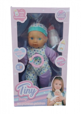 BEBOTE TINY C/MAMADERA Y SONIDO 32CM