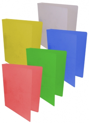 CARPETA TRANSP 3X40 RO/VE/AZ/G/CR/AM/NJA