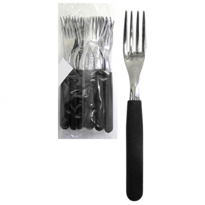 TENEDOR X12 CAROL   NEGRO BOLSA