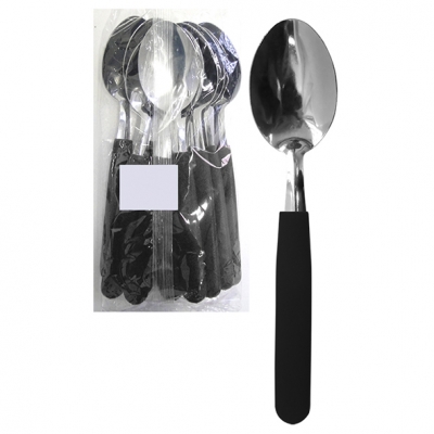 CUCHARA X12 CAROL   NEGRO BOLSA