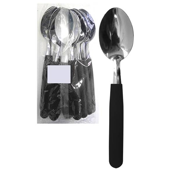 CUCHARA X12 CAROL   NEGRO BOLSA