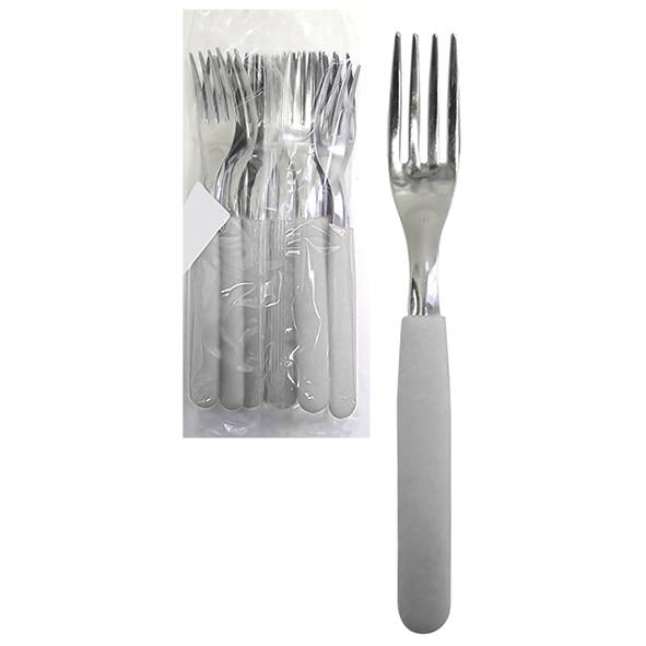 TENEDOR X12 CAROL   BLANCO BOLSA