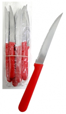 CUCHILLO X12 CAROL  ROJO BOLSA